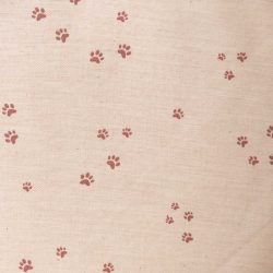 Viyela Organic Cotton Print Footprint Pink