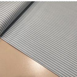 Batista rayas gris tupido