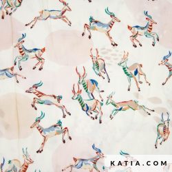 Viscose AW Print Free Antelopes