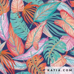 Swim Print Tortoise Leaves