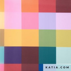 Cover Fabric Print 50gr Multicolor Checks