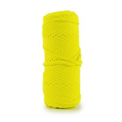 CORDÓN DE POLIÉSTER DE 5 MM EN COLOR AMARILLO NEÓN