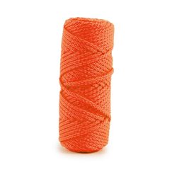 CORDÓN DE POLIÉSTER DE 5 MM EN COLOR NARANJA FLÚOR