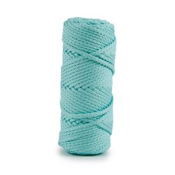 CORDÓN DE POLIÉSTER DE 5 MM EN COLOR AZUL AGUAMARINA