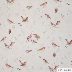 LITTLE BIRDS POPELIN